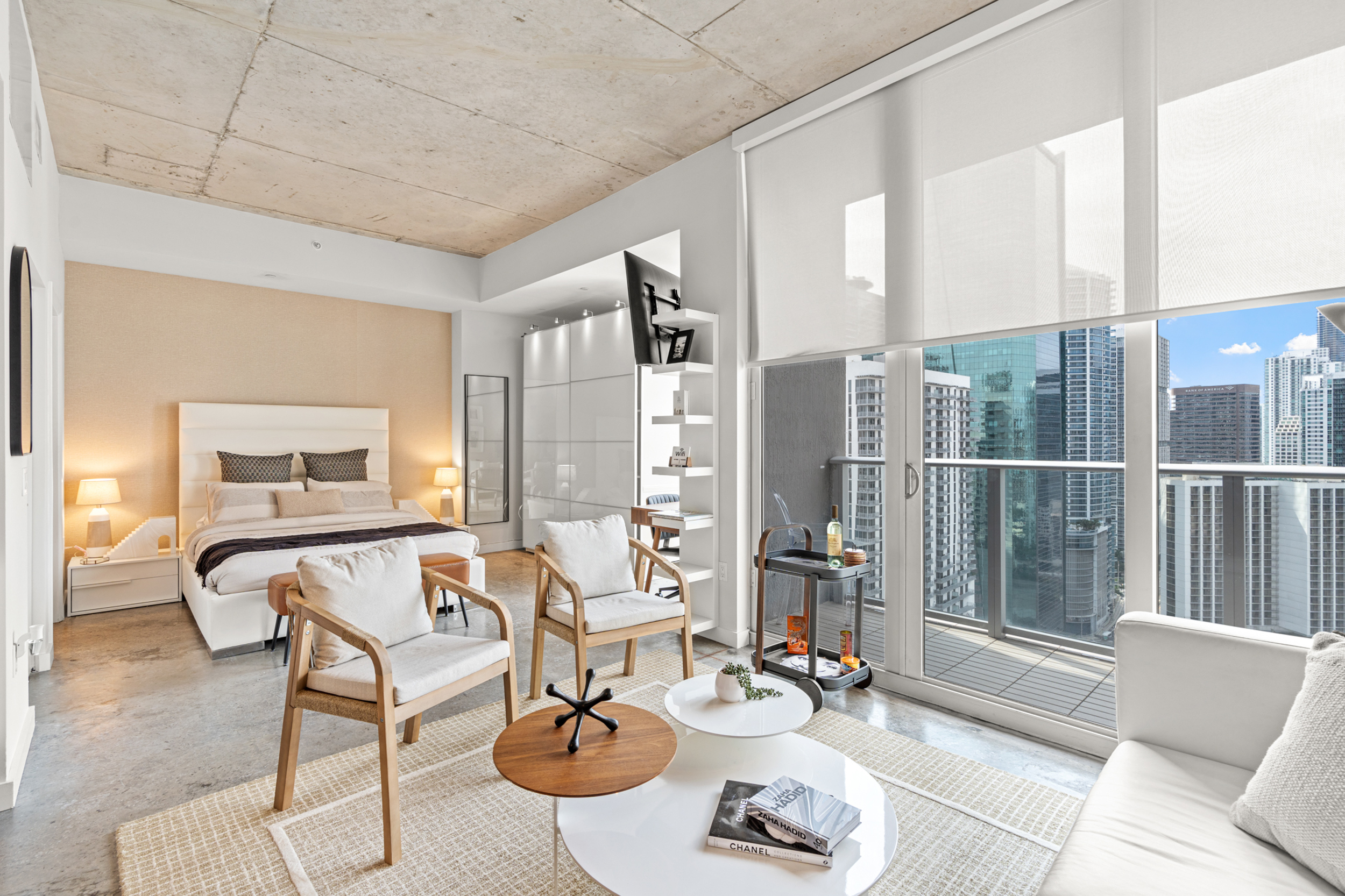 Modern Miami short-term rental interior